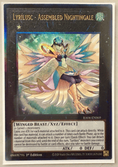 Lyrilusc - Assembled Nightingale - RA04-EN069 - (PUR) Prismatic Ultimate Rare - 1st Edition
